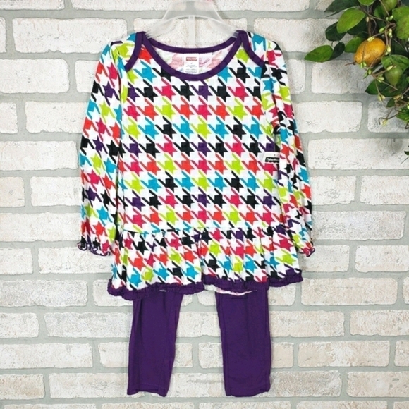 FISHER-PRICE Matching Set Shirt & Pants Size 4T - Picture 1 of 8